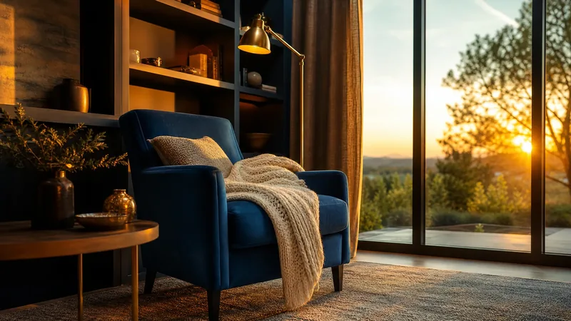 Sunlit sitting room with an armchair and blanket, How to Start a Home Care Agency in Connecticut