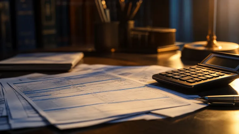 Tax forms and a calculator on a desk, Connecticut S Corp